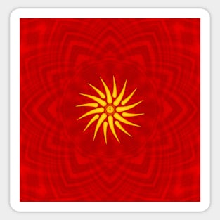 Ancient Macedonian Symbol Design Sticker